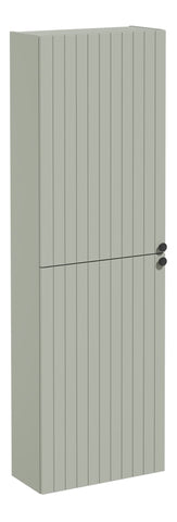 VitrA Root Groove 55cm 2 Door Slim Tall Unit (LH Hinge) - Matt Retro Green