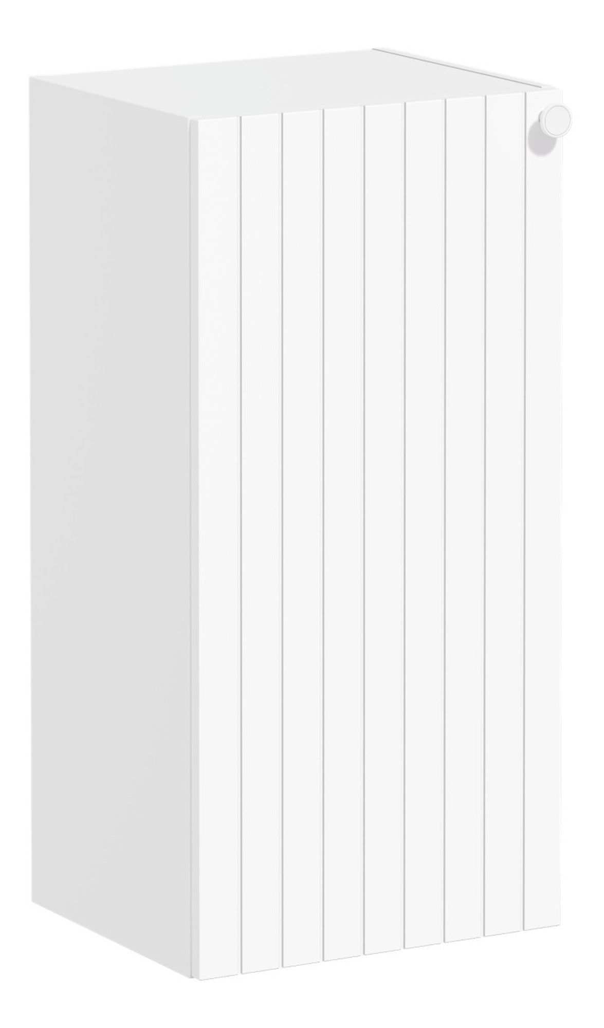 VitrA Root Groove 40cm 1 Door Lower/Base Unit (LH Hinge) - Matt White