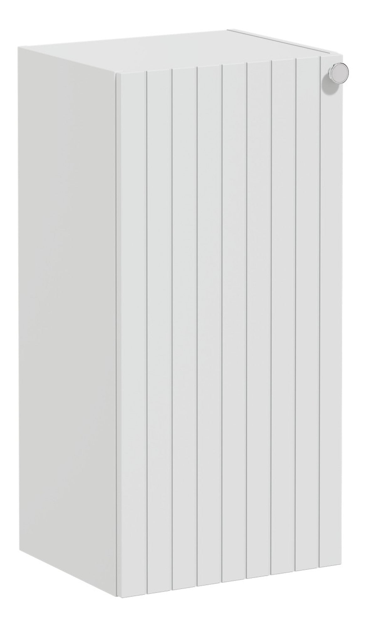 VitrA Root Groove 40cm 1 Door Lower/Base Unit (LH Hinge) - Matt Light Grey