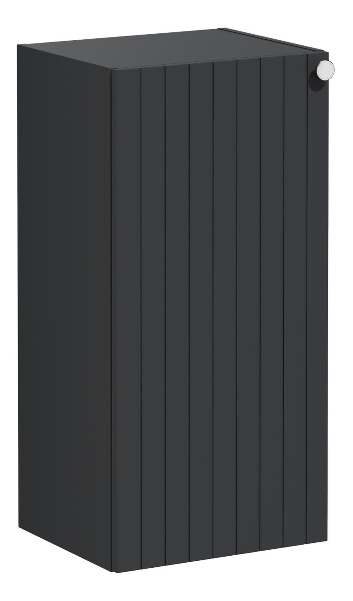 VitrA Root Groove 40cm 1 Door Lower/Base Unit (LH Hinge) - Matt Graphite
