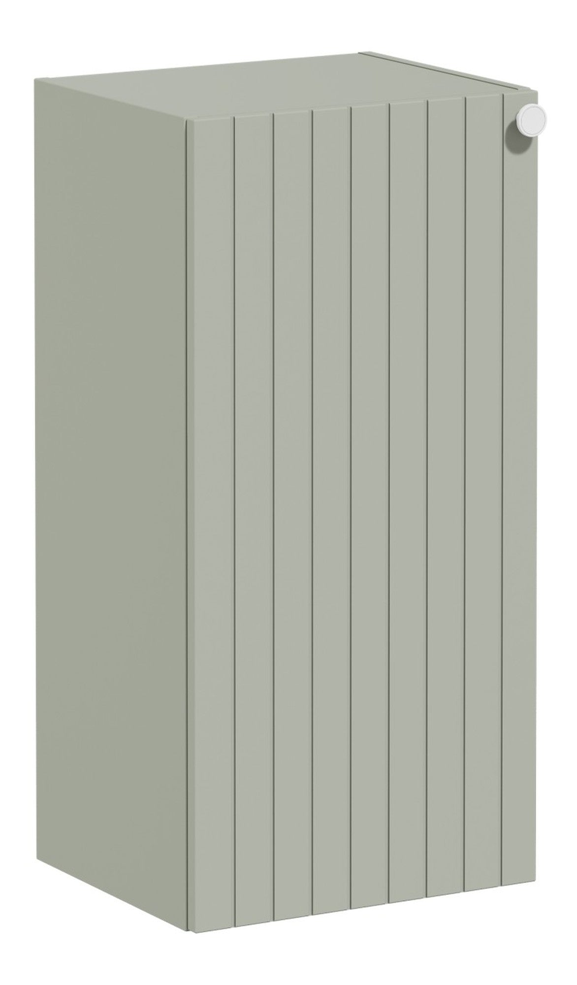 VitrA Root Groove 40cm 1 Door Lower/Base Unit (LH Hinge) - Matt Retro Green