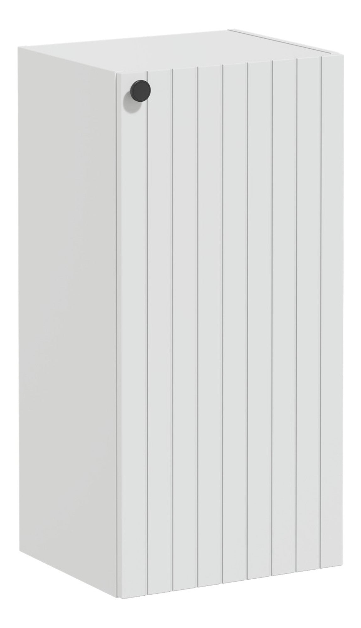 VitrA Root Groove 40cm 1 Door Lower/Base Unit (RH Hinge) - Matt Light Grey