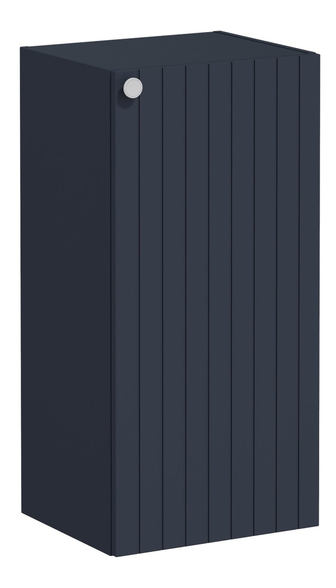VitrA Root Groove 40cm 1 Door Lower/Base Unit (RH Hinge) - Matt Dark Blue