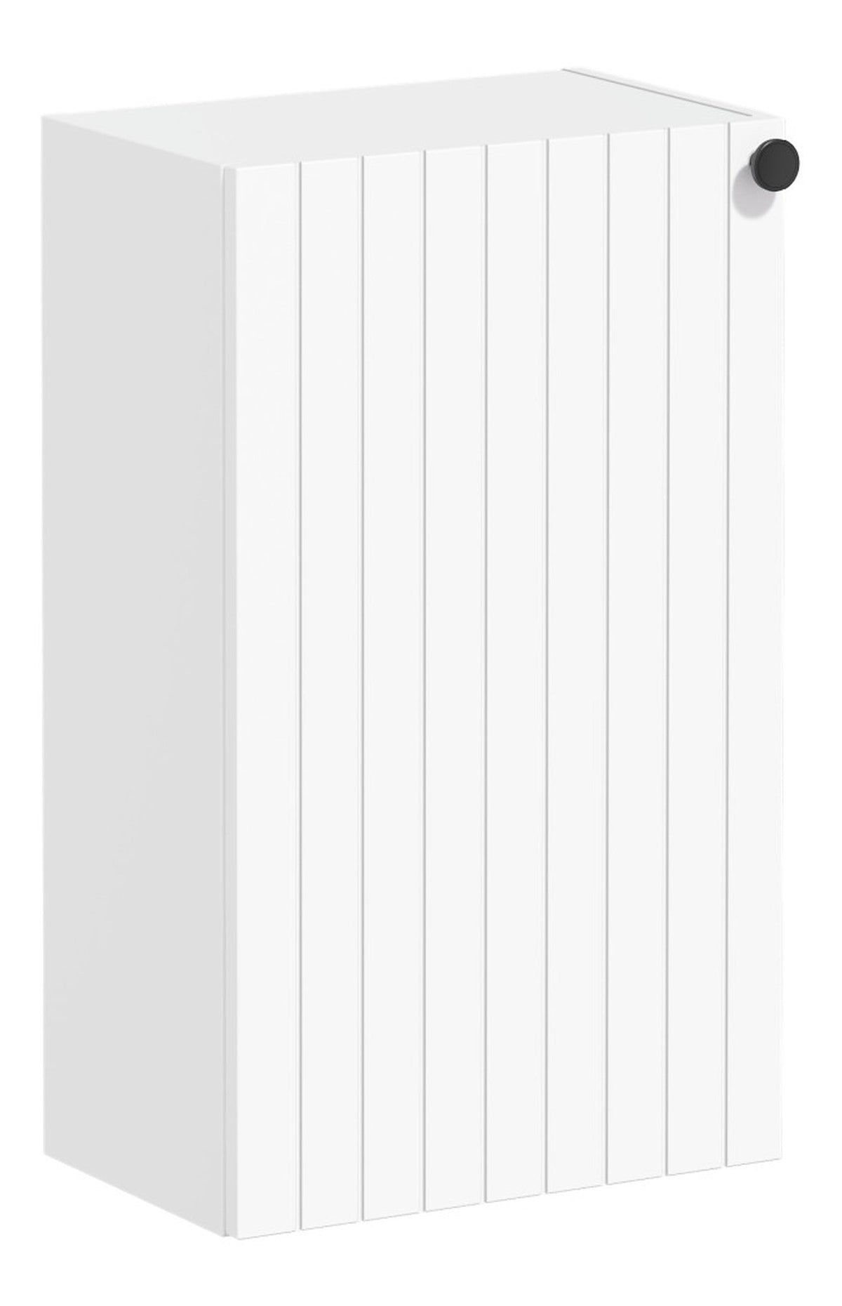 VitrA Root Groove 40cm 1 Door Slim Lower/Base Unit (LH Hinge) - Matt White