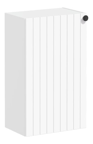 VitrA Root Groove 40cm 1 Door Slim Lower/Base Unit (LH Hinge) - Matt White