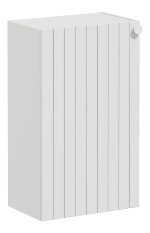 VitrA Root Groove 40cm 1 Door Slim Lower/Base Unit (LH Hinge) - Matt Light Grey