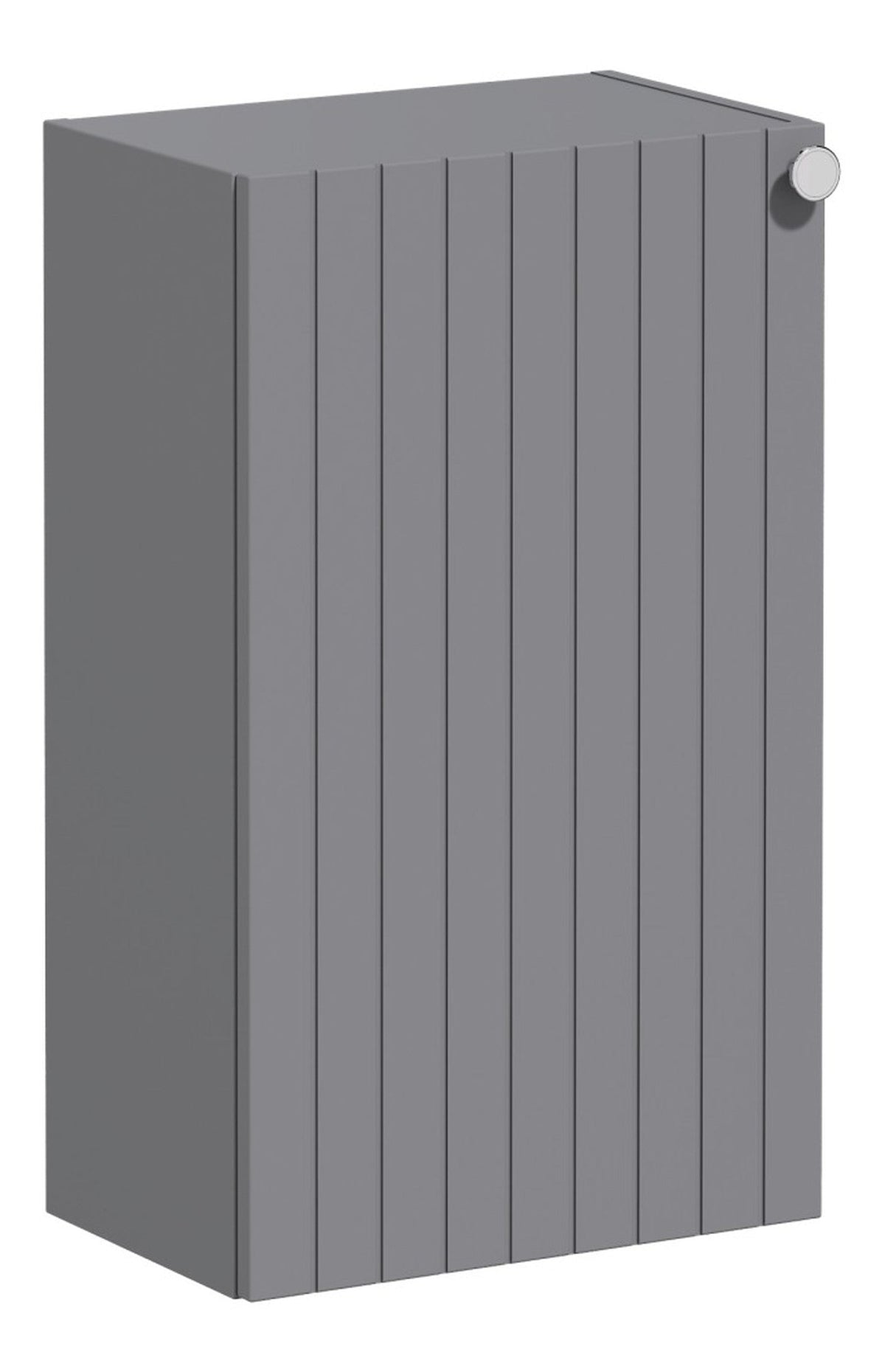 VitrA Root Groove 40cm 1 Door Slim Lower/Base Unit (LH Hinge) - Matt Grey