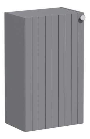 VitrA Root Groove 40cm 1 Door Slim Lower/Base Unit (LH Hinge) - Matt Grey