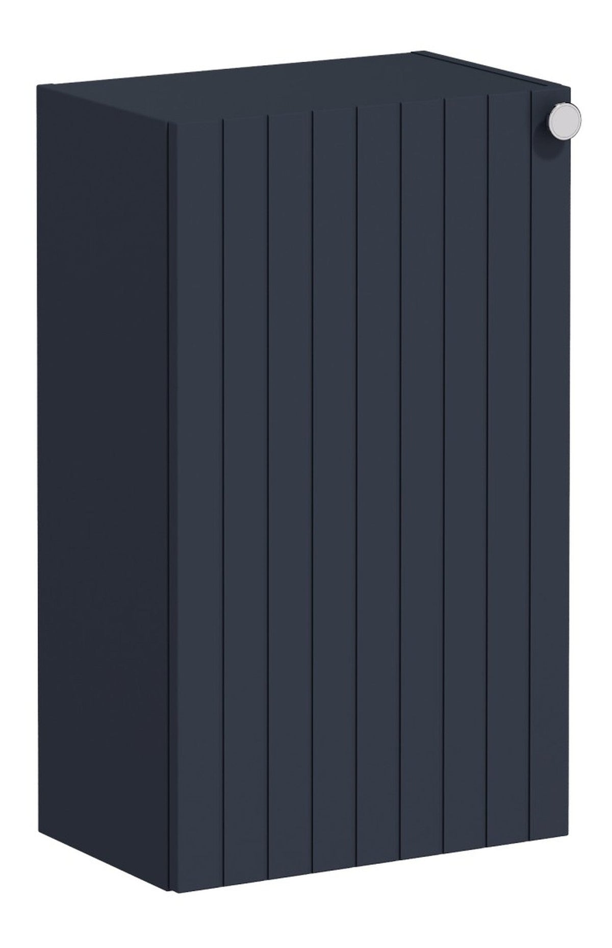 VitrA Root Groove 40cm 1 Door Slim Lower/Base Unit (LH Hinge) - Matt Dark Blue