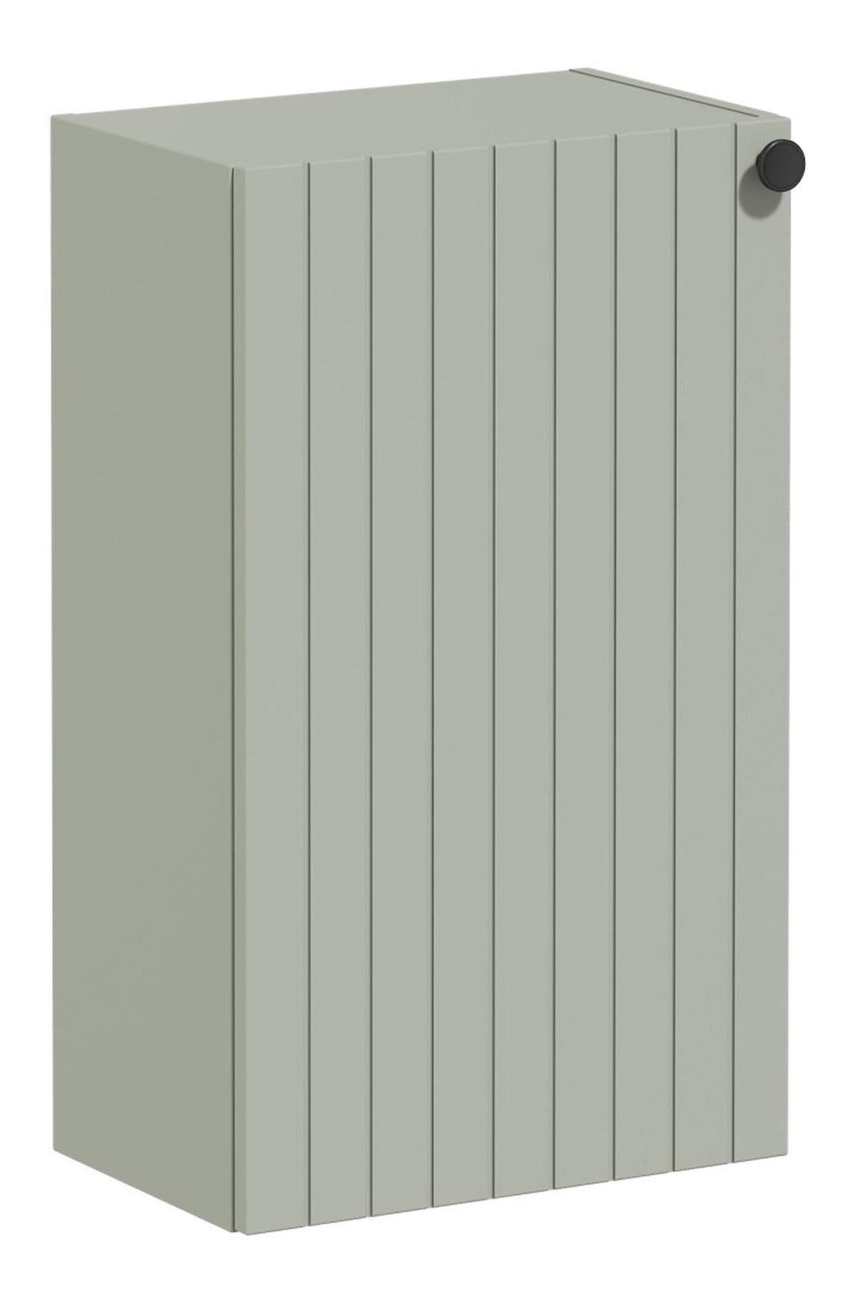 VitrA Root Groove 40cm 1 Door Slim Lower/Base Unit (LH Hinge) - Matt Retro Green