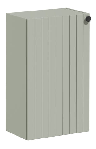 VitrA Root Groove 40cm 1 Door Slim Lower/Base Unit (LH Hinge) - Matt Retro Green