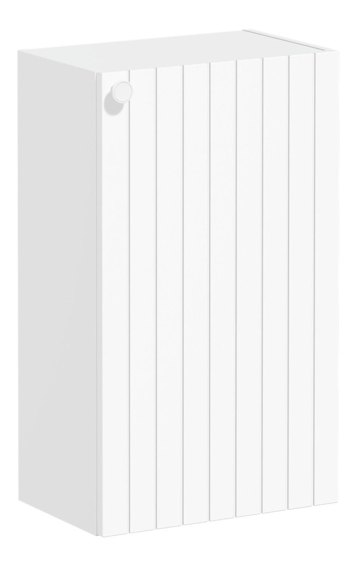 VitrA Root Groove 40cm 1 Door Slim Lower/Base Unit (RH Hinge) - Matt White