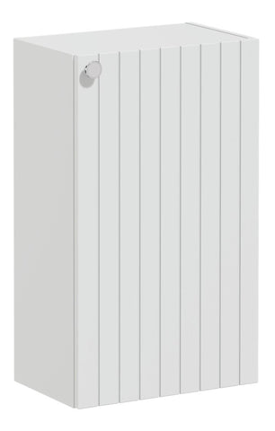 VitrA Root Groove 40cm 1 Door Slim Lower/Base Unit (RH Hinge) - Matt Light Grey
