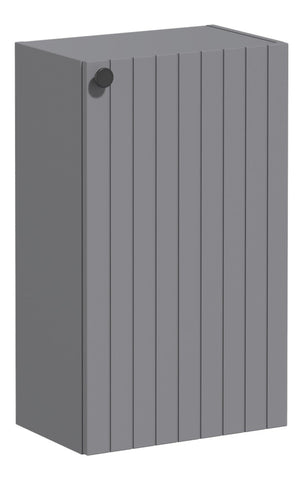 VitrA Root Groove 40cm 1 Door Slim Lower/Base Unit (RH Hinge) - Matt Grey