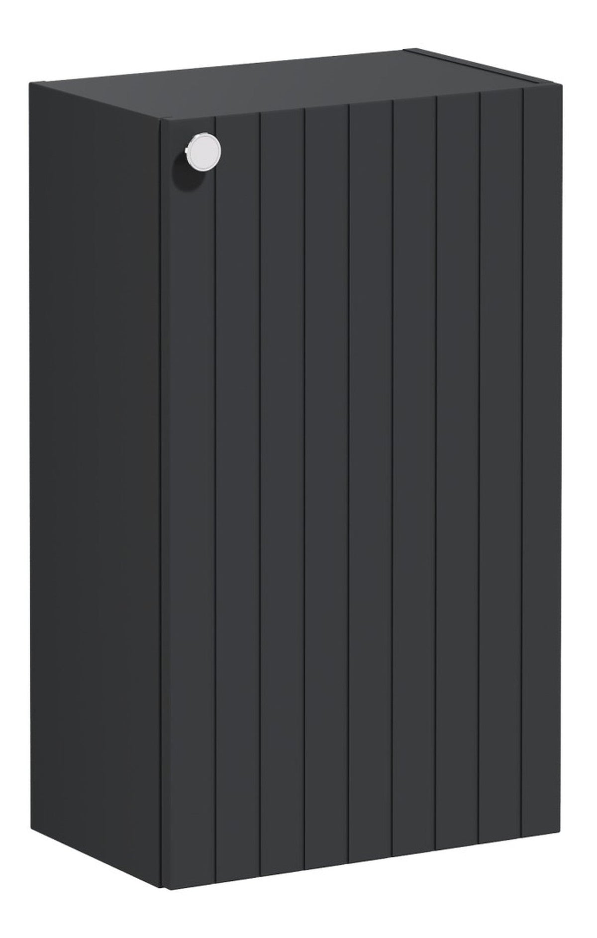 VitrA Root Groove 40cm 1 Door Slim Lower/Base Unit (RH Hinge) - Matt Graphite