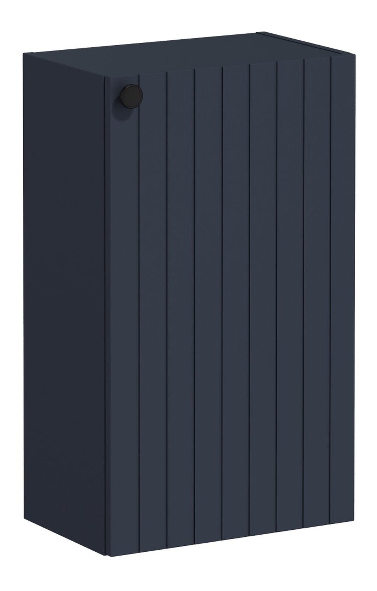 VitrA Root Groove 40cm 1 Door Slim Lower/Base Unit (RH Hinge) - Matt Dark Blue