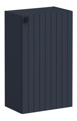 VitrA Root Groove 40cm 1 Door Slim Lower/Base Unit (RH Hinge) - Matt Dark Blue