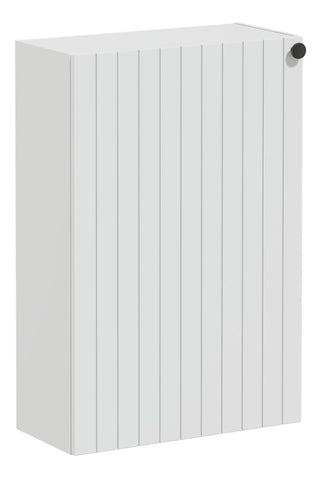 VitrA Root Groove 55cm 1 Door Slim Lower/Base Unit (LH Hinge) - Matt Light Grey