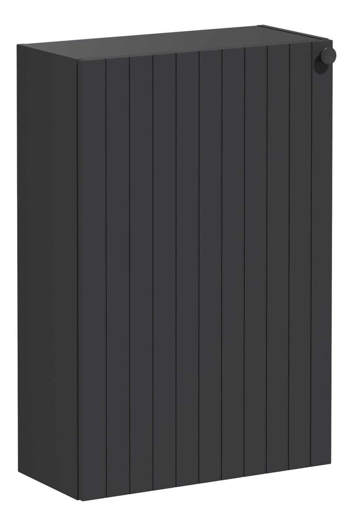VitrA Root Groove 55cm 1 Door Slim Lower/Base Unit (LH Hinge) - Matt Graphite