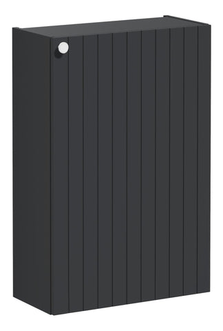 VitrA Root Groove 55cm 1 Door Slim Lower/Base Unit (RH Hinge) - Matt Graphite