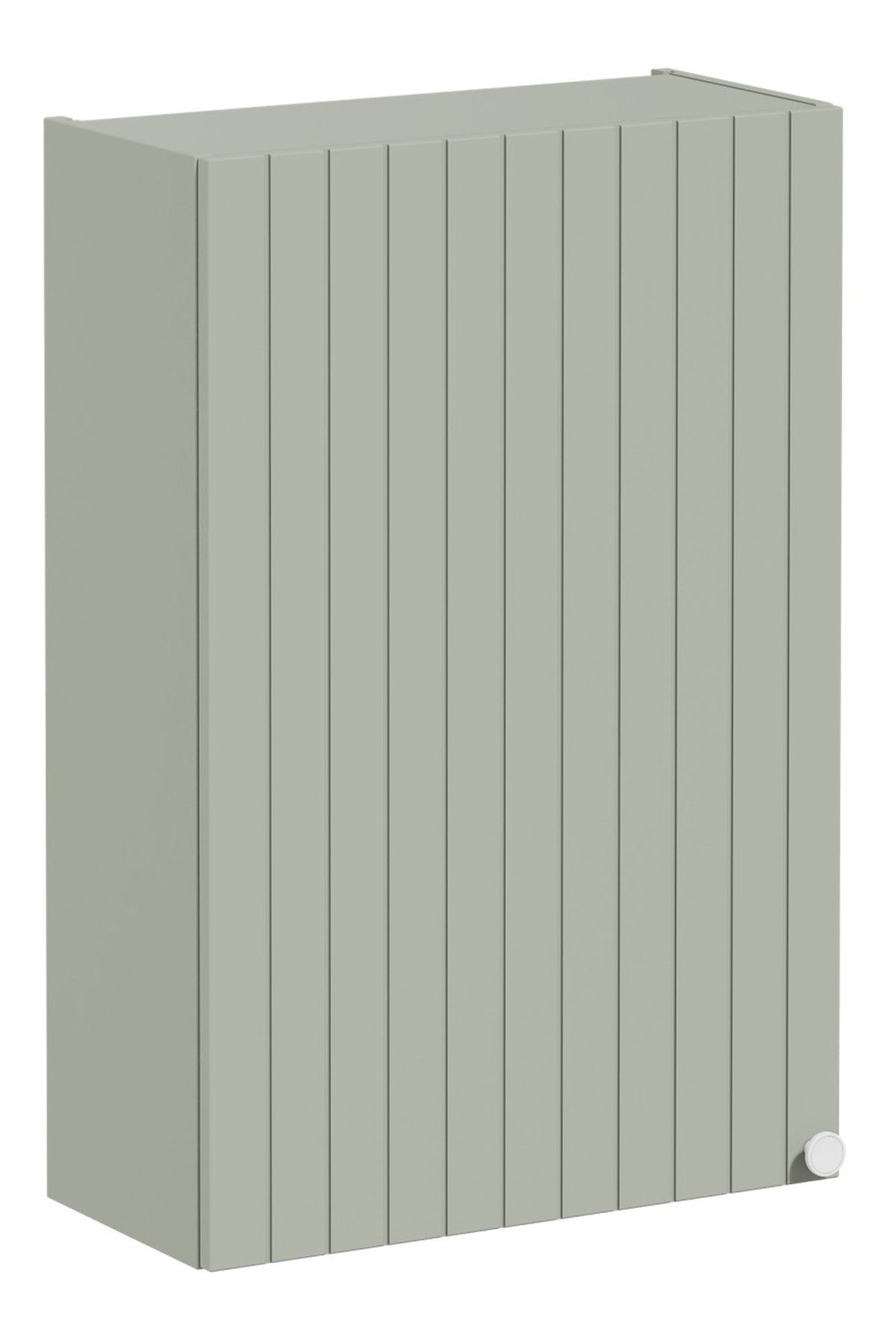 VitrA Root Groove 60cm 1 Door Upper/Wall Unit (LH Hinge) - Matt Retro Green
