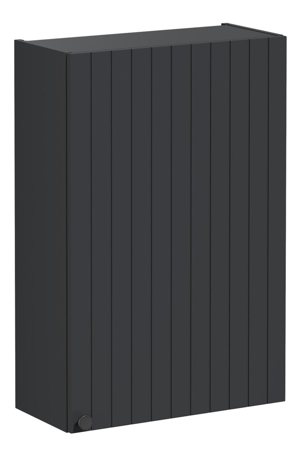 VitrA Root Groove 60cm 1 Door Upper/Wall Unit (RH Hinge) - Matt Graphite