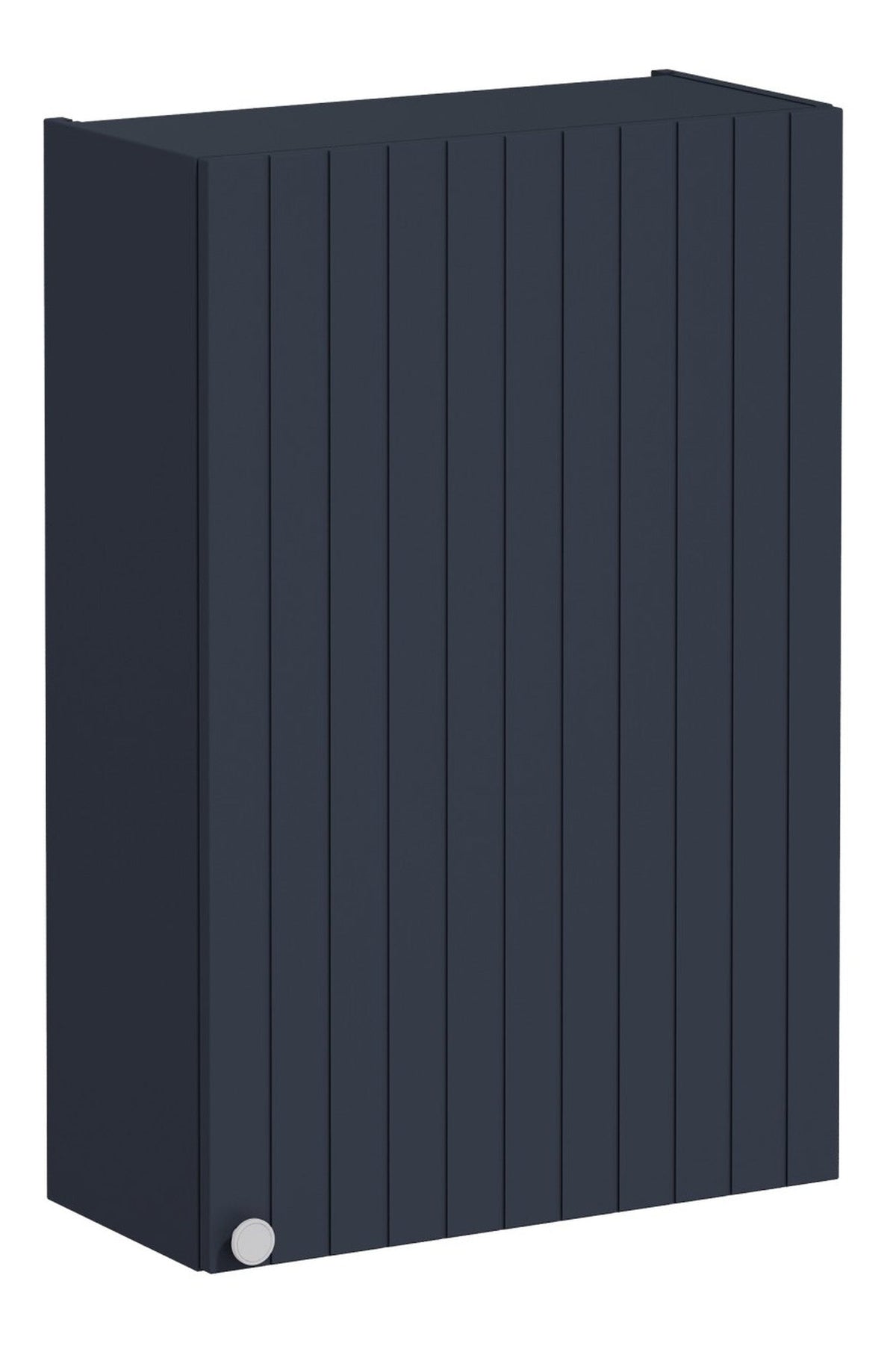VitrA Root Groove 60cm 1 Door Upper/Wall Unit (RH Hinge) - Matt Dark Blue