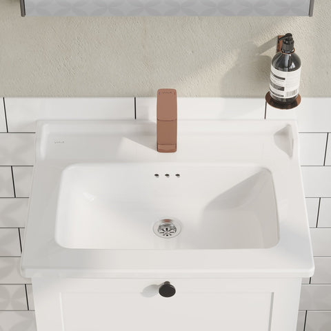 VitrA Integra Classic 610x475mm 1TH Vanity Basin Only - White