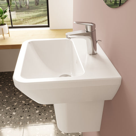 VitrA Integra 445x400mm 1TH Basin w/Overflow - White