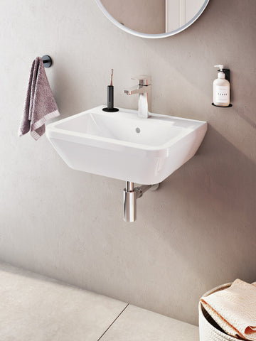 VitrA Integra 500x430mm 1TH Basin w/Overflow - White