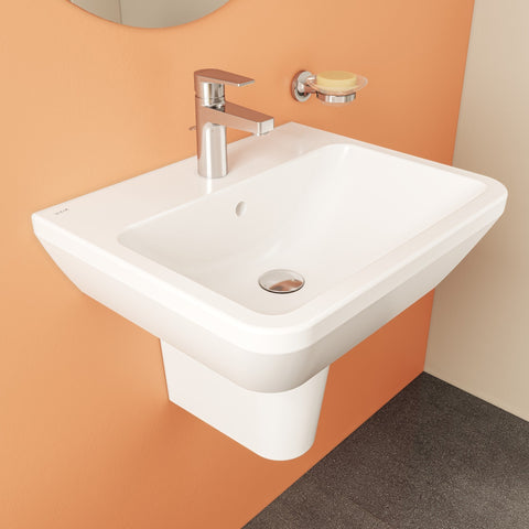 VitrA Integra 550x445mm 1TH Basin w/Overflow - White
