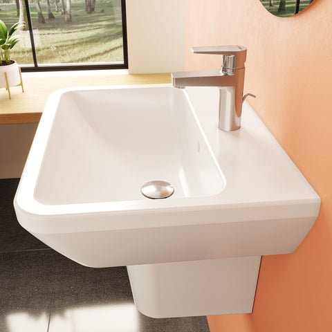 VitrA Integra 550x445mm 1TH Basin w/Overflow - White