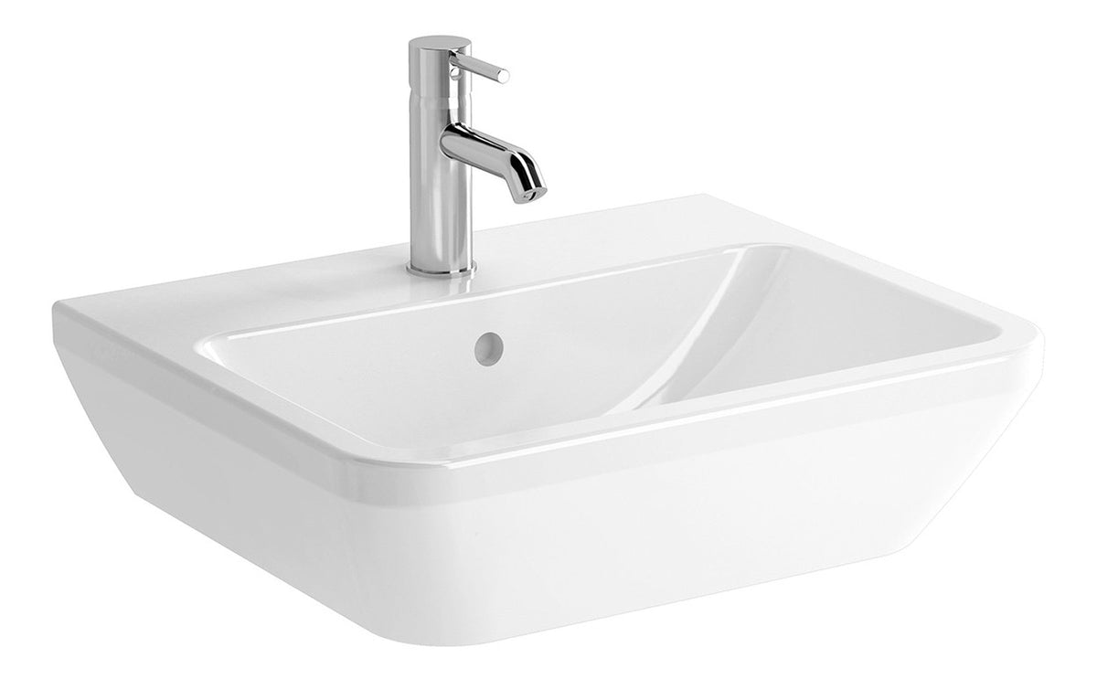 VitrA Integra 550x445mm 1TH Basin w/Overflow - White