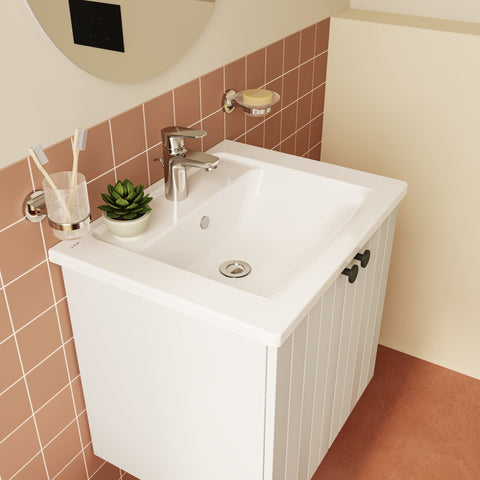 VitrA Integra 605x470mm 1TH Vanity Basin w/Overflow - White