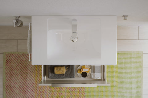 VitrA Integra 800x465mm 1TH Vanity Basin w/Overflow - White