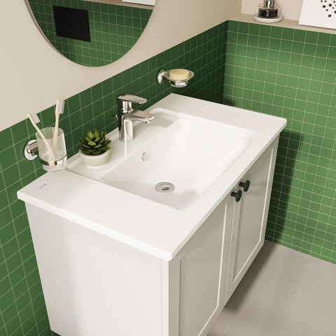 VitrA Integra 800x465mm 1TH Vanity Basin w/Overflow - White