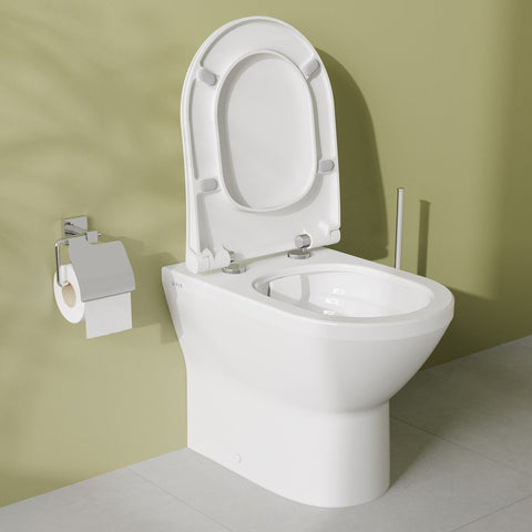 VitrA Integra Rimless Back to Wall Pan Only - White