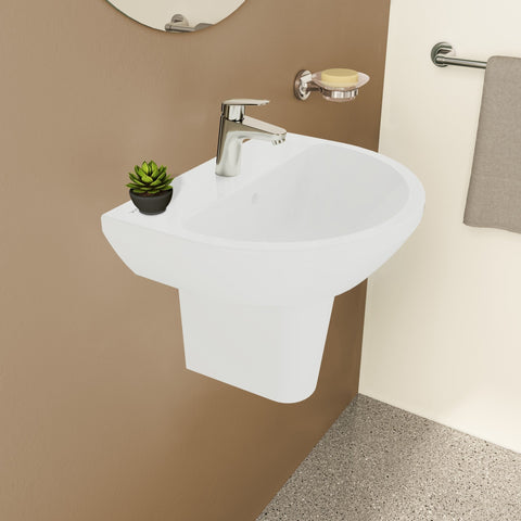 VitrA Integra 450x360mm 1TH Basin w/Overflow - White