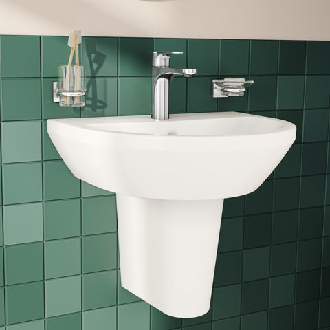 VitrA Integra 550x450mm 1TH Basin w/Overflow - White