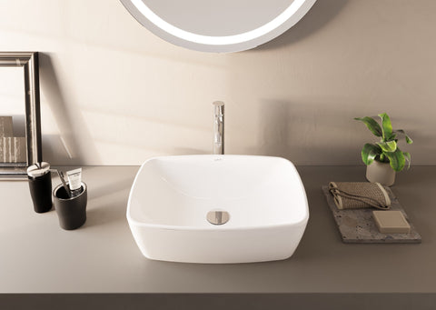 VitrA Shift 545x375mm 0TH Basin (No Overflow) - White