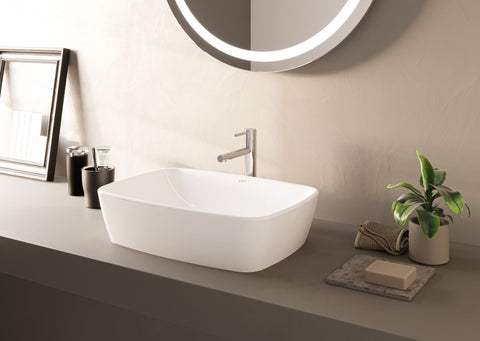 VitrA Shift 545x375mm 0TH Basin (No Overflow) - White