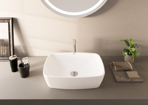 VitrA Shift 545x375mm 0TH Basin (No Overflow) - White