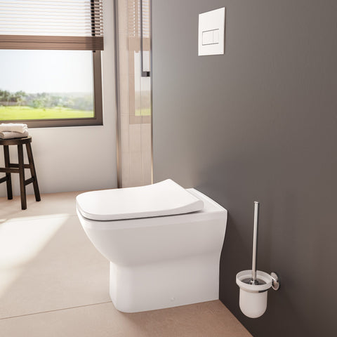VitrA Integra Square Rimless Back to Wall Pan Only - White
