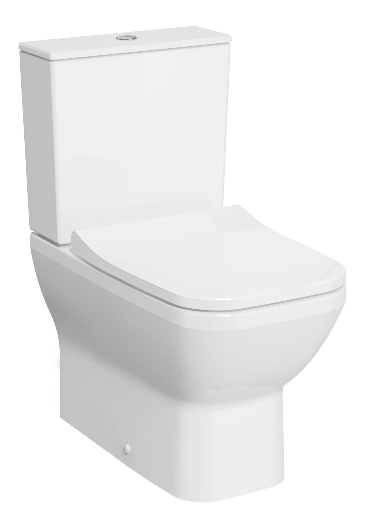 VitrA Integra Square Rimless Fully Shrouded Close Coupled Pan Only - White