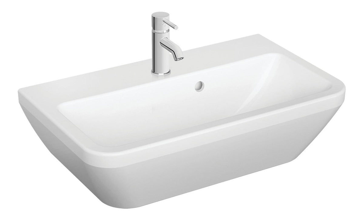 VitrA Integra 600x360mm 1TH Compact Basin w/Overflow - White