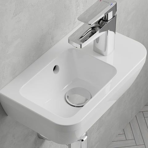 VitrA Integra 370x220mm 1TH Compact Basin (No Overflow) (RH) - White