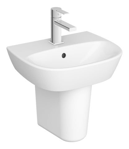 VitrA Zentrum 445x360mm 1TH Basin w/Overflow - White