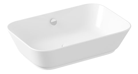VitrA Geo 600x400mm 0TH Basin w/Overflow - White