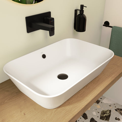 VitrA Geo 600x400mm 0TH Basin (No Overflow) - White