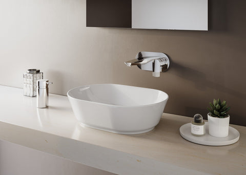 VitrA Geo 545x400mm 0TH Basin w/Overflow - White